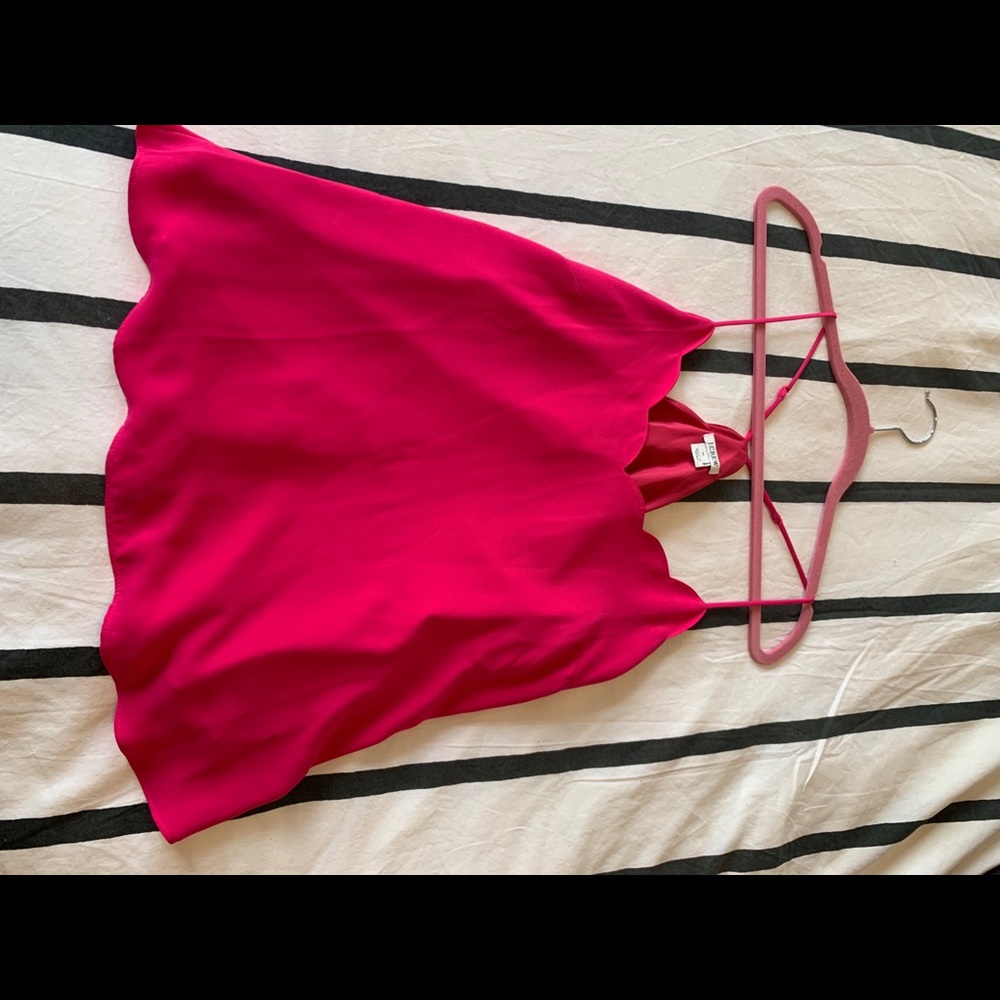 J Crew Scalloped Tank